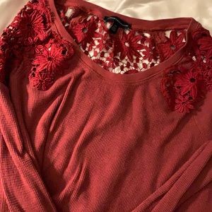 American Eagle Outfitters long sleeve adorable floral shirt